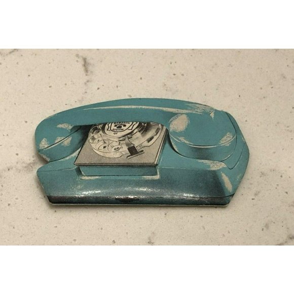 Art Vtg Retro Starlite Phone Advertising Sewing Kit Telephone Ad